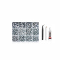 Silver gems bedazzling kit + with 1 glue, tweezers and 1 picker pen