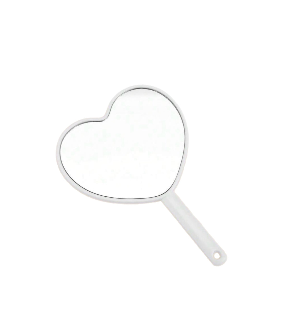 Heart mirror with handle