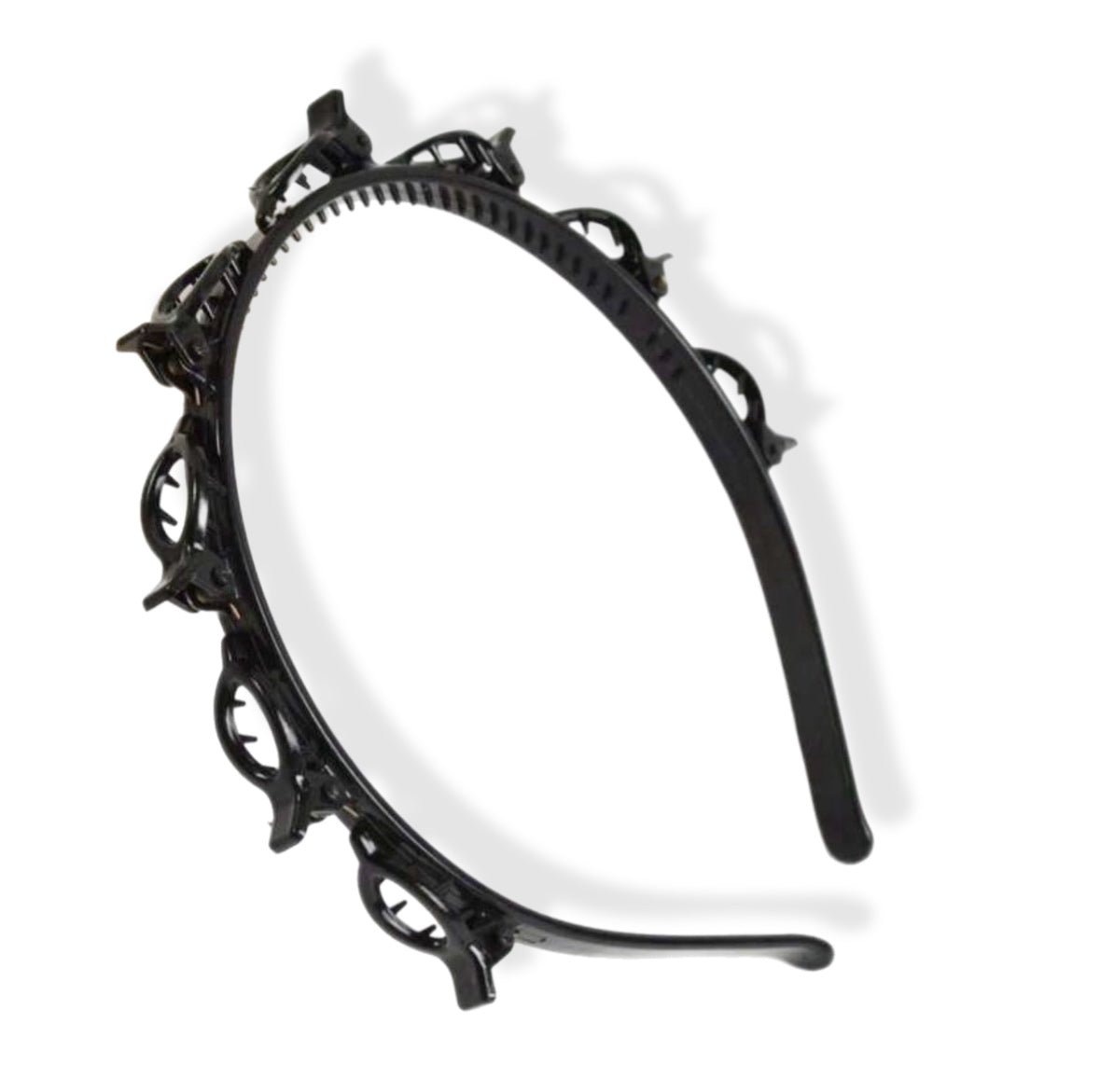 headband with mini hairclips