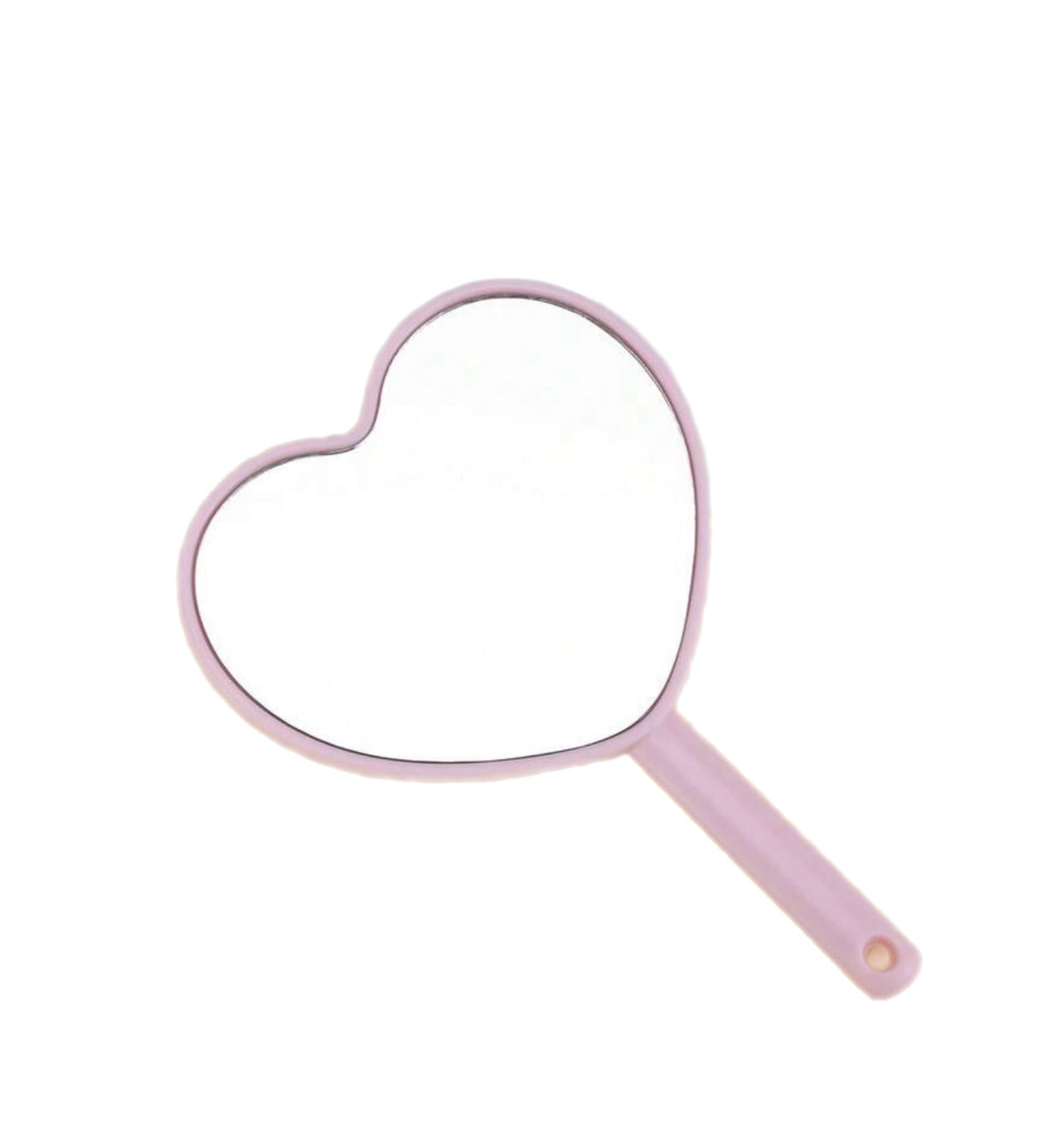 Heart mirror with handle