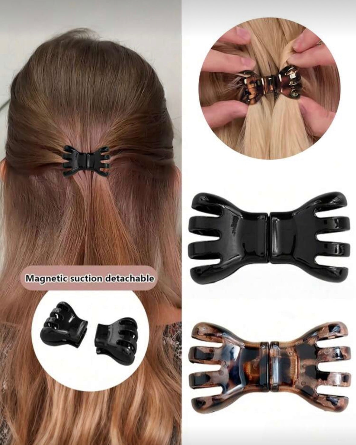New magnetic hairclips