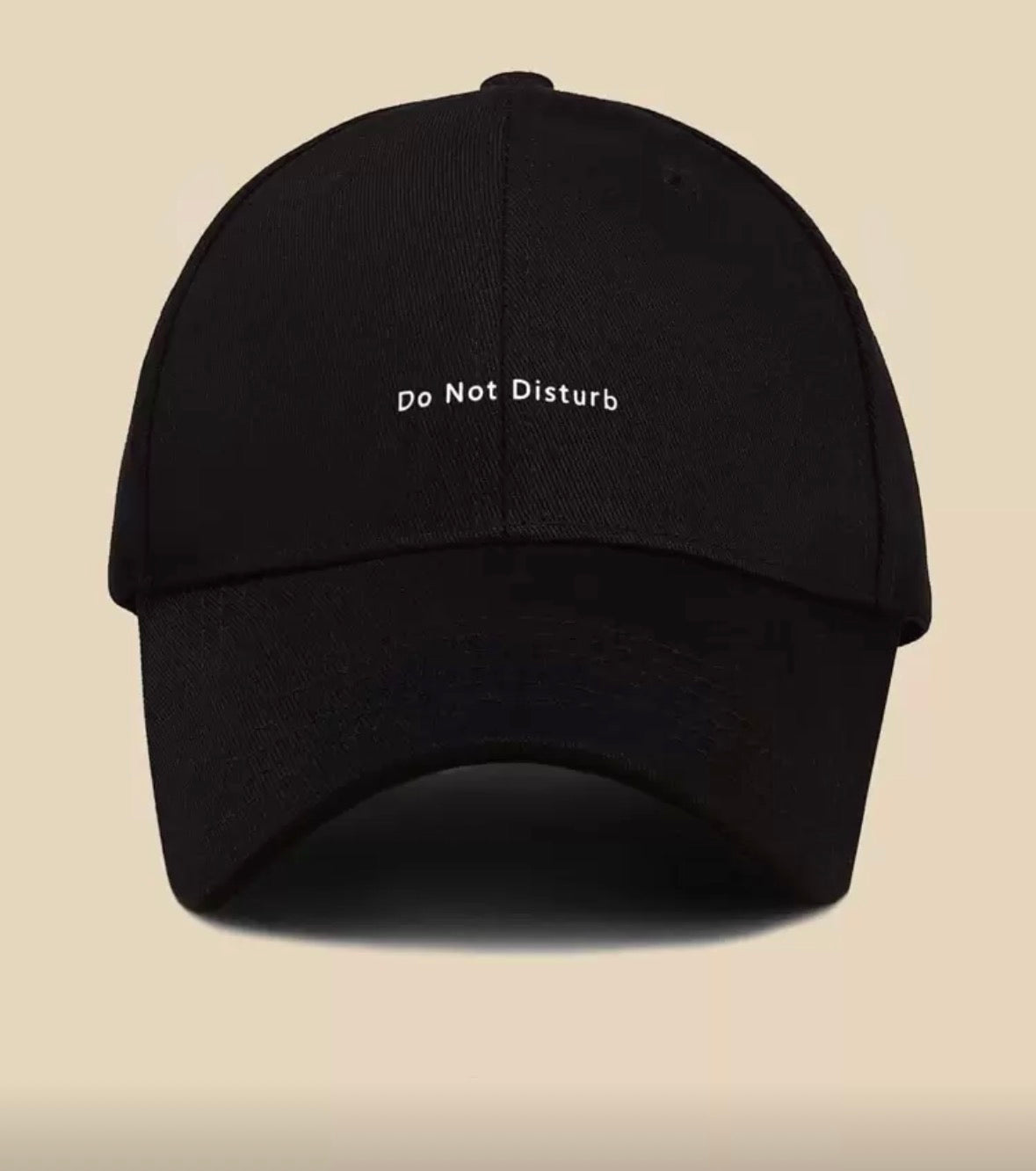 “Do not disturb” cap