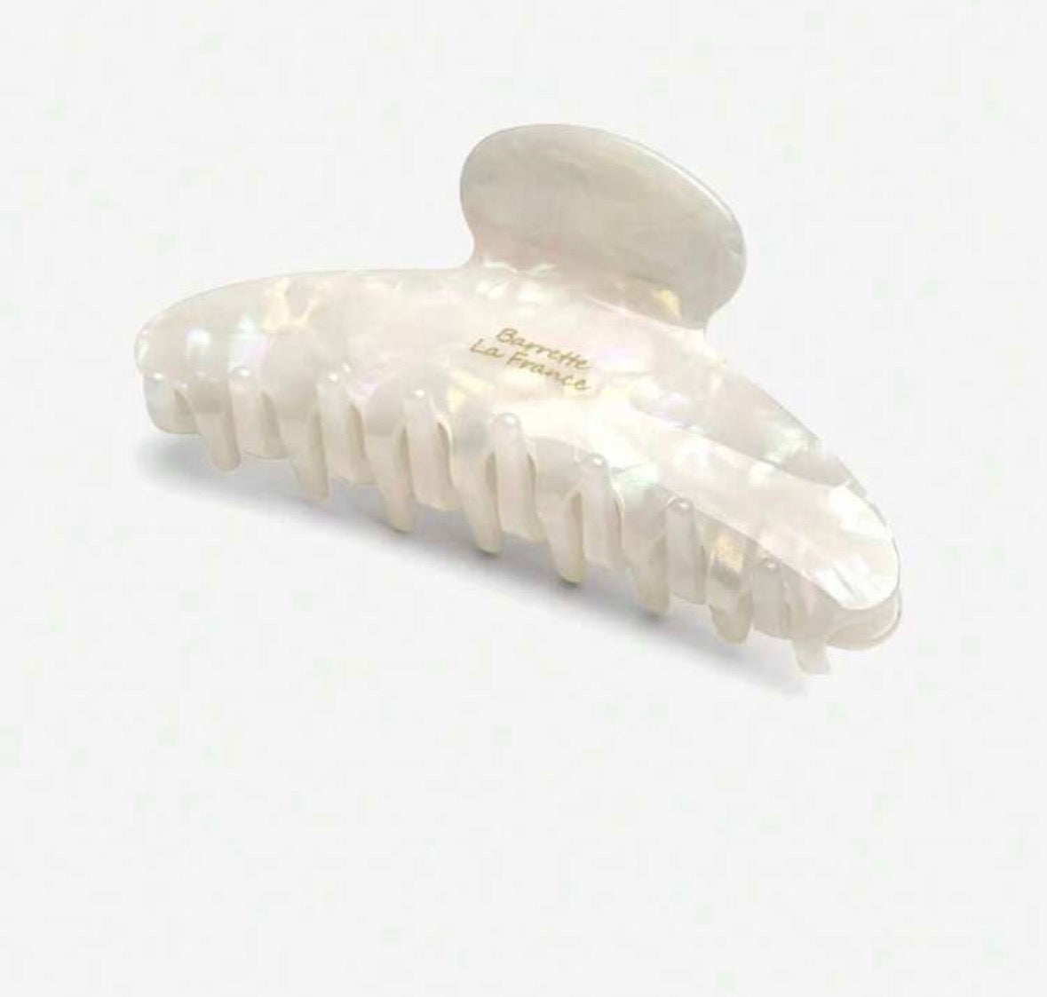 Pearly white hairclip