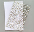 Fake pearl stickers - 1 sheet