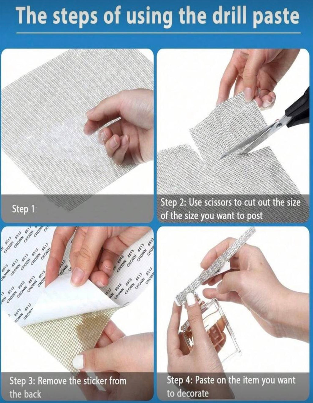 Bedazzling sheet -