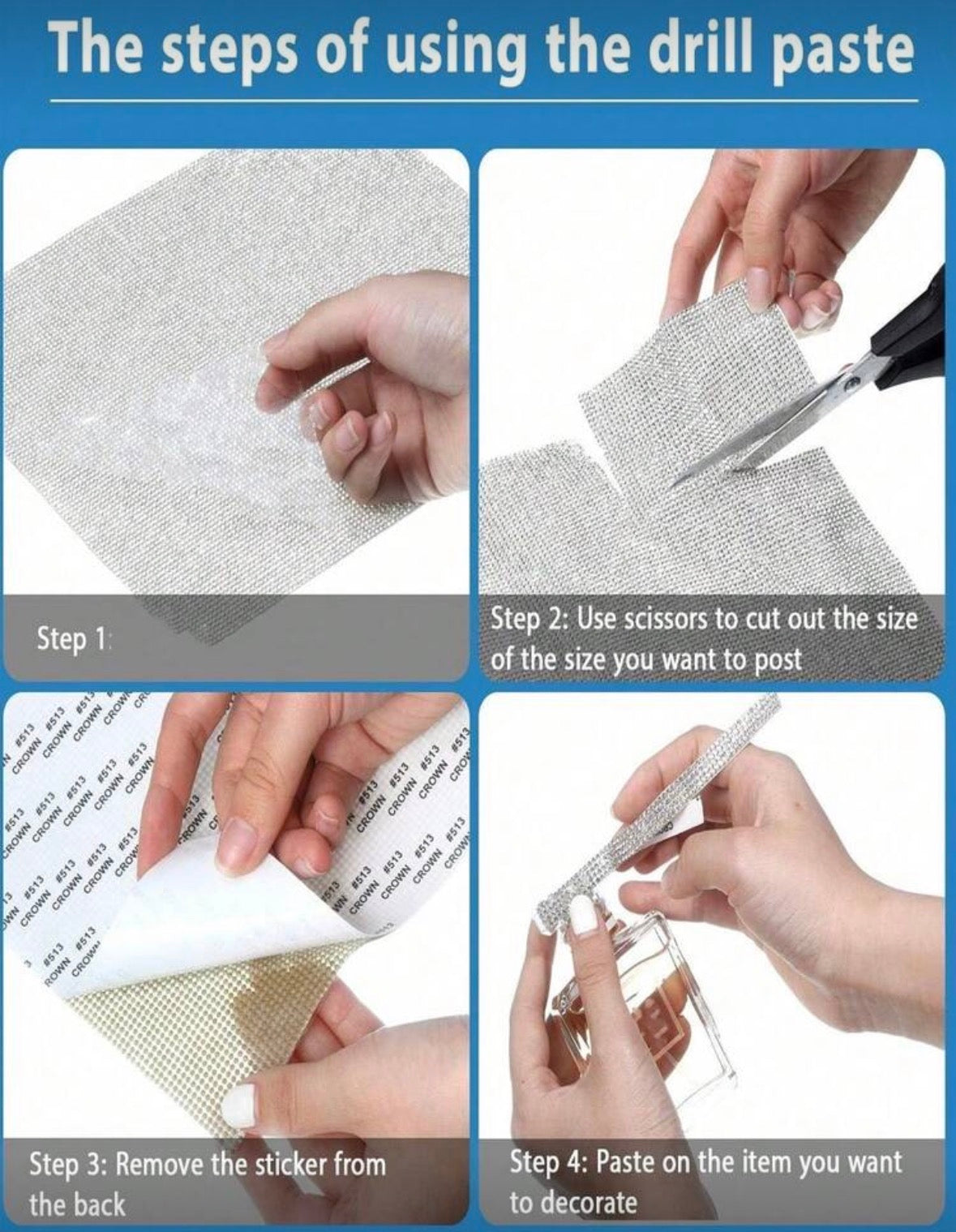 Bedazzling sheet -