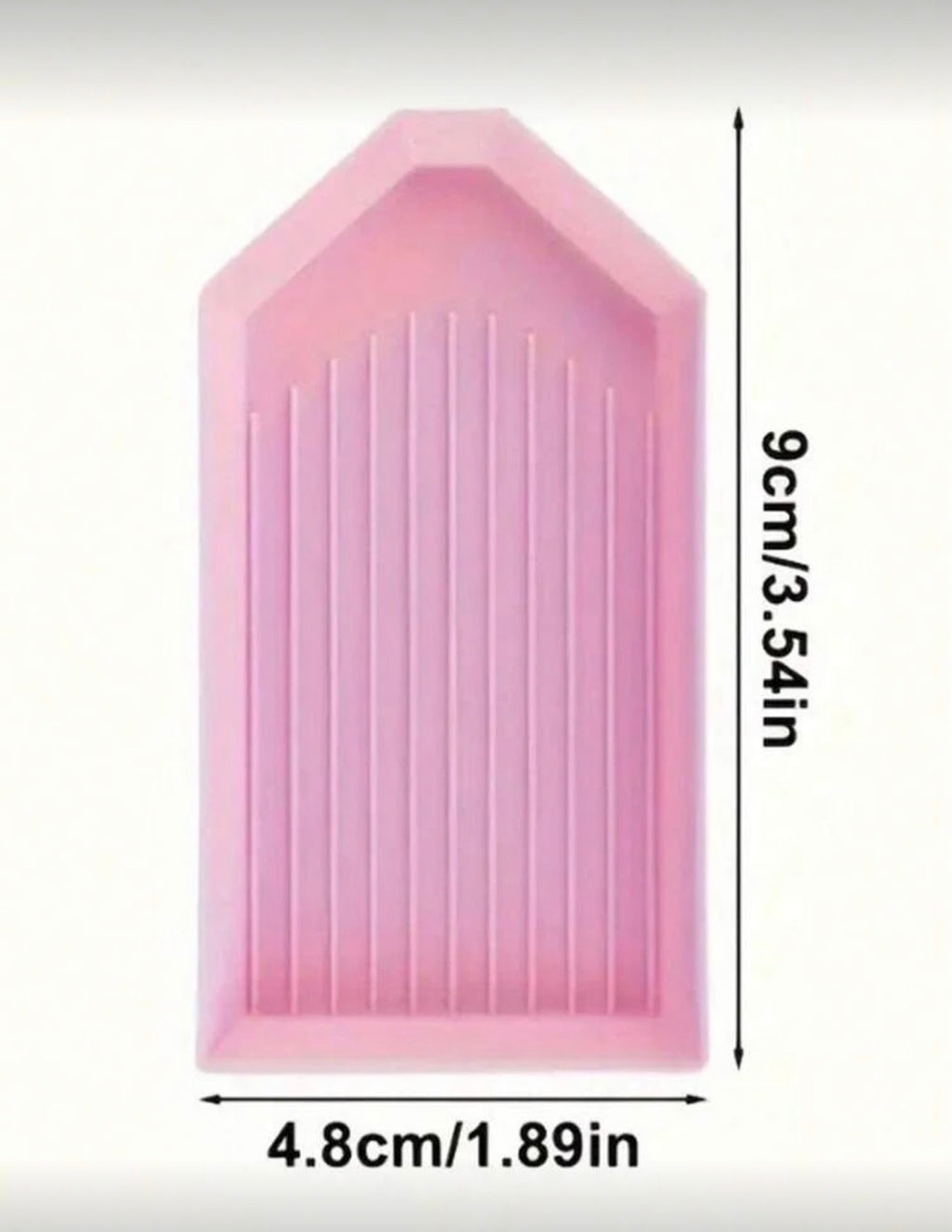 Pink tray for bedazzling gems - 1 Tray