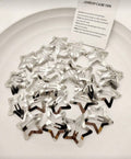star hairclips - Silver