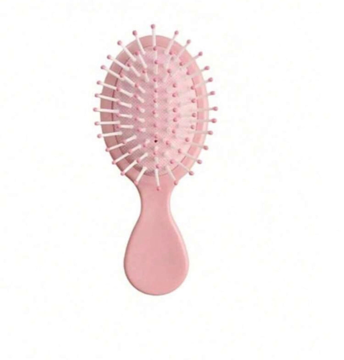 Mini hairbrush to bedazzle