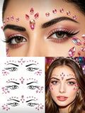 face bedazzles - 1 sheet