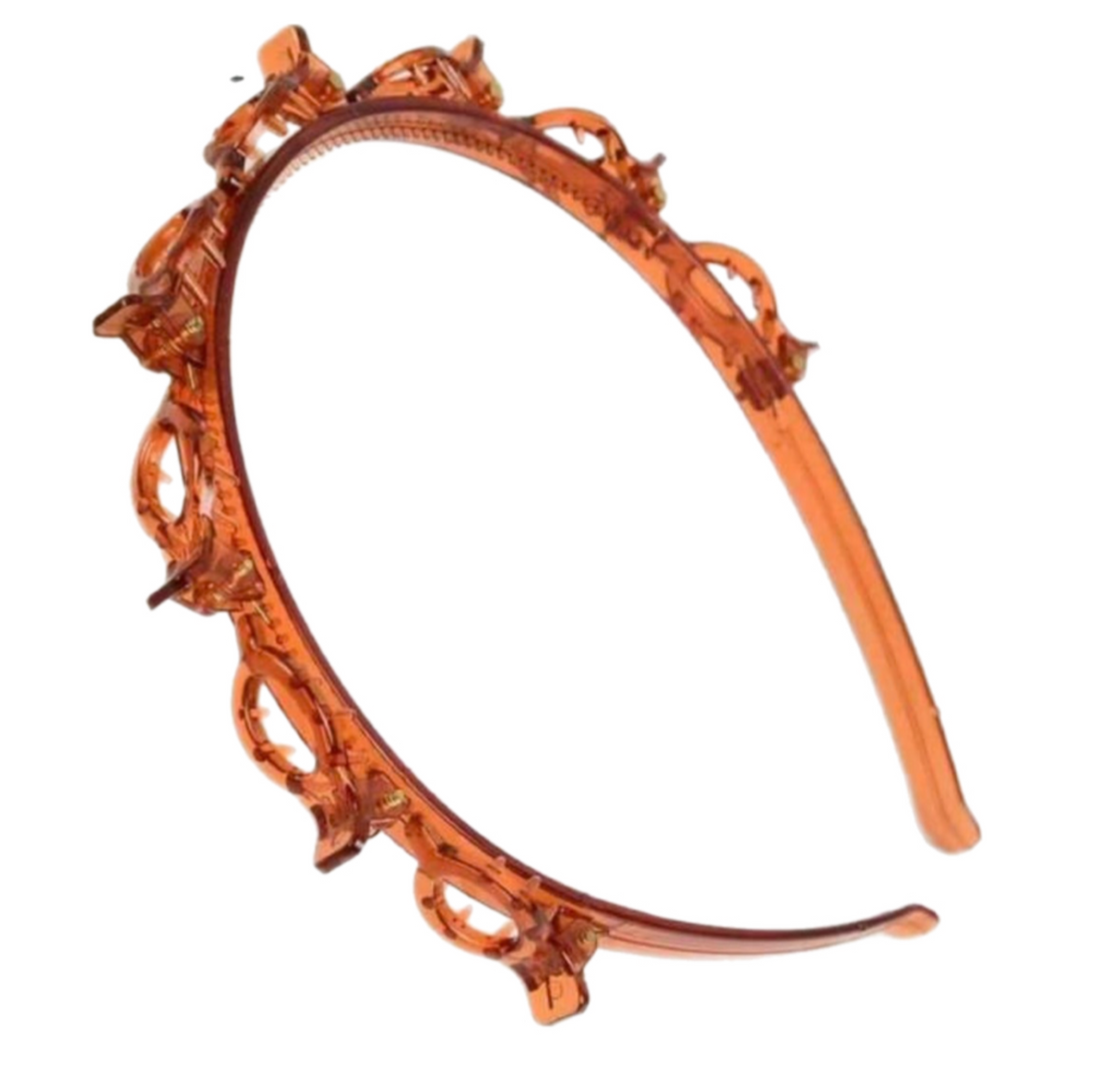 headband with mini hairclips