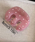 polka dot claw clips