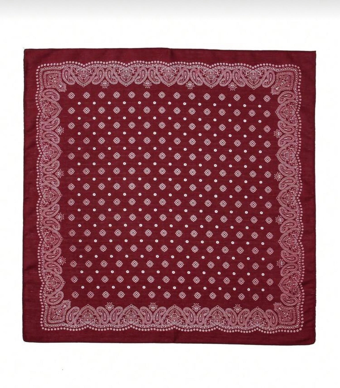 Paisley print scarf - 70 cm