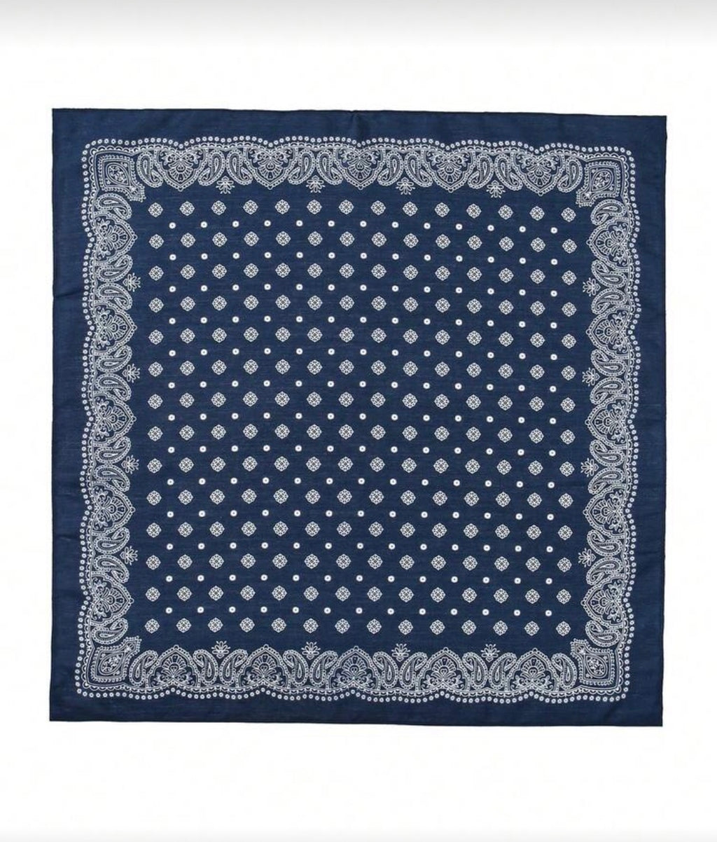 Paisley print scarf - 70 cm