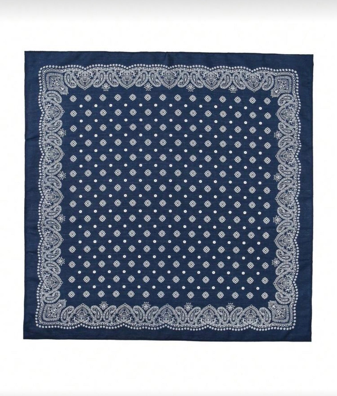 Paisley print scarf - 70 cm