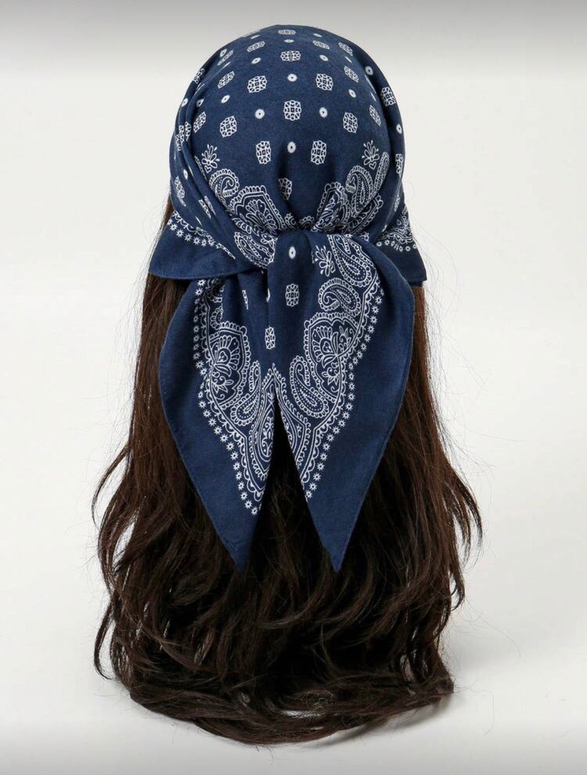 Paisley print scarf - 70 cm